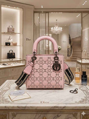Christian  Dior studded lady Dior bag