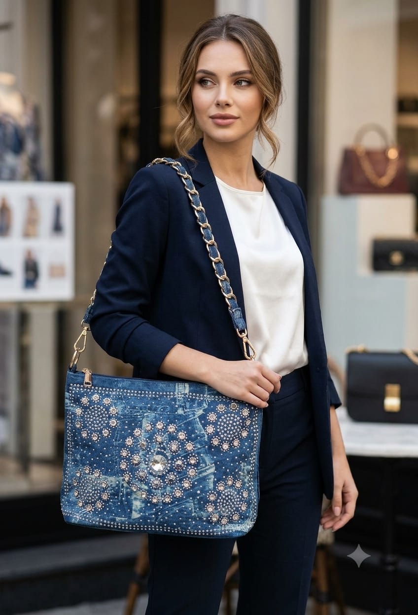 Denim tote