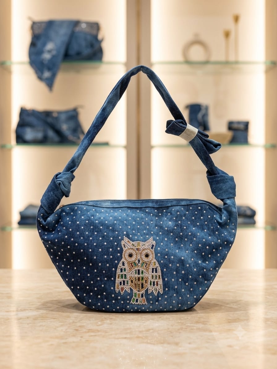 Denim Chest Bag