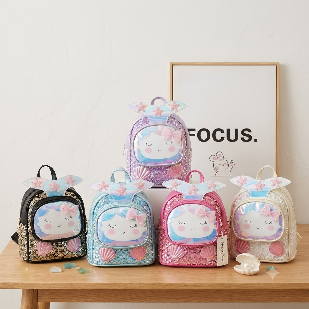Mermaid sequin backpack