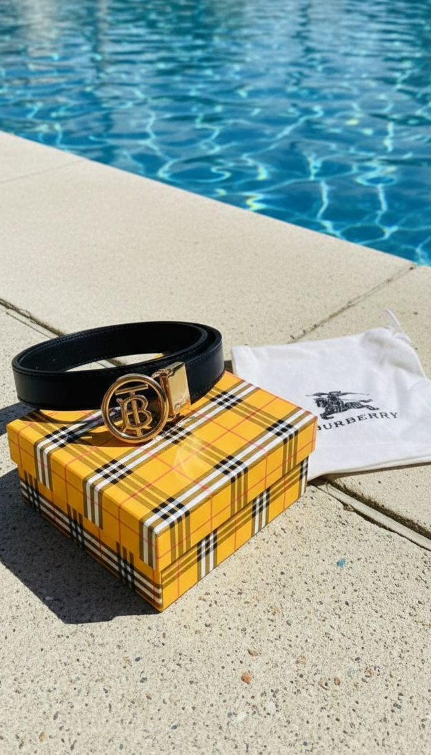 Luxury bur  slim  Belt for women