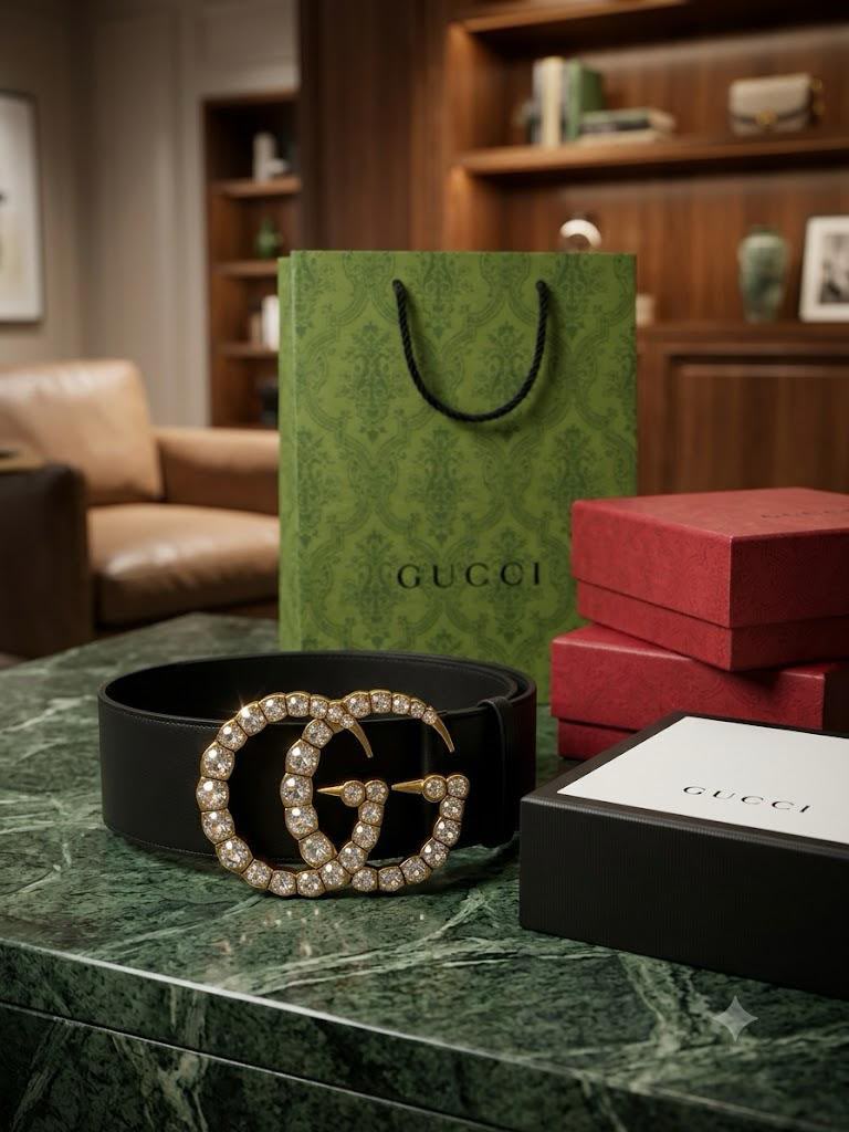 Luxury broad belt for women
