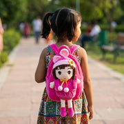 Kids doll character backpack (set of 2bags )