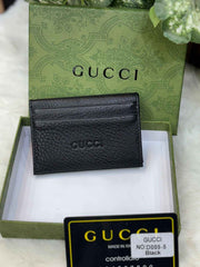 Luxury Gucci Bi-Fold Genuine Leather Card Holder for Men