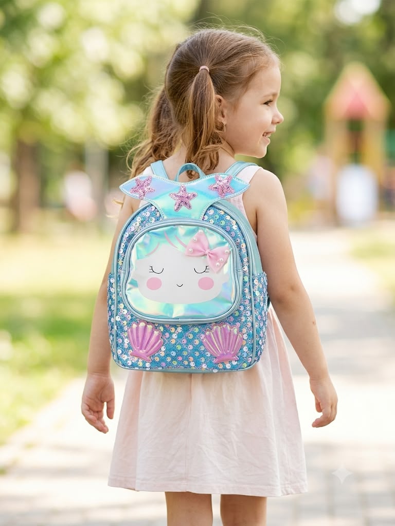Mermaid sequin backpack