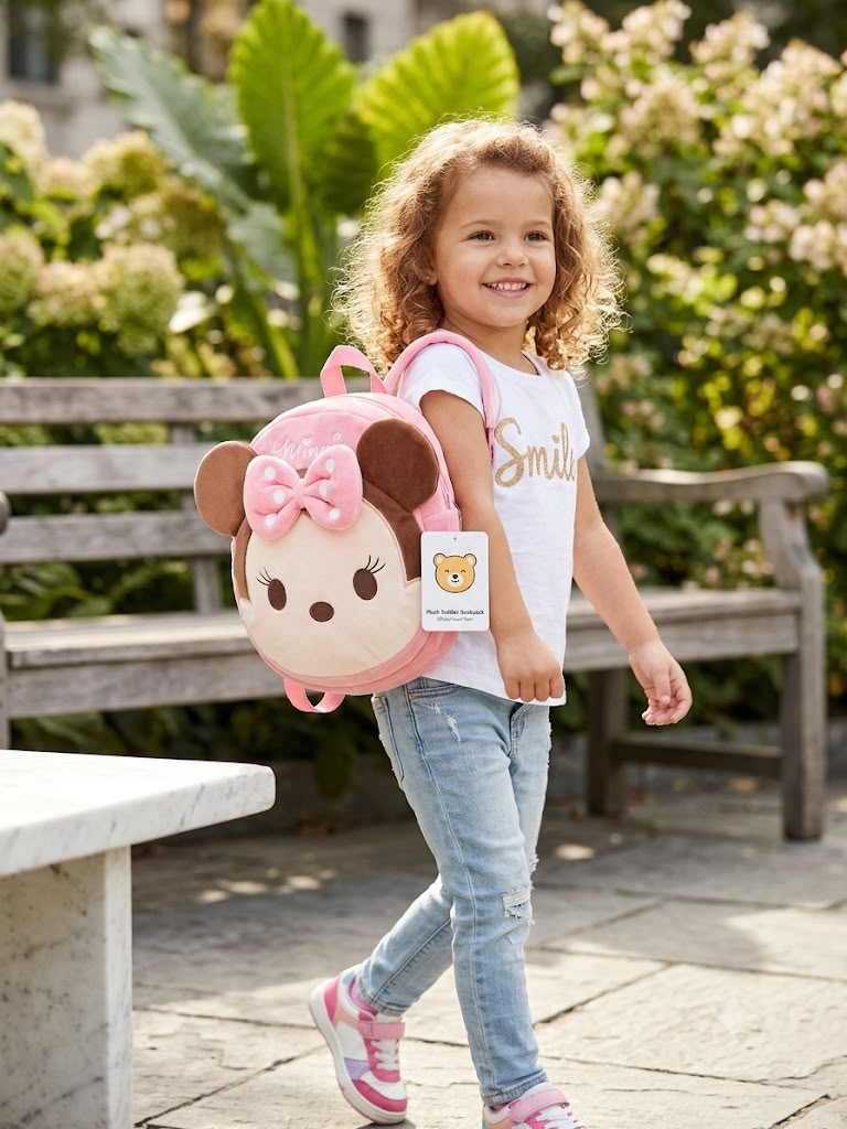 Kids plush backpack