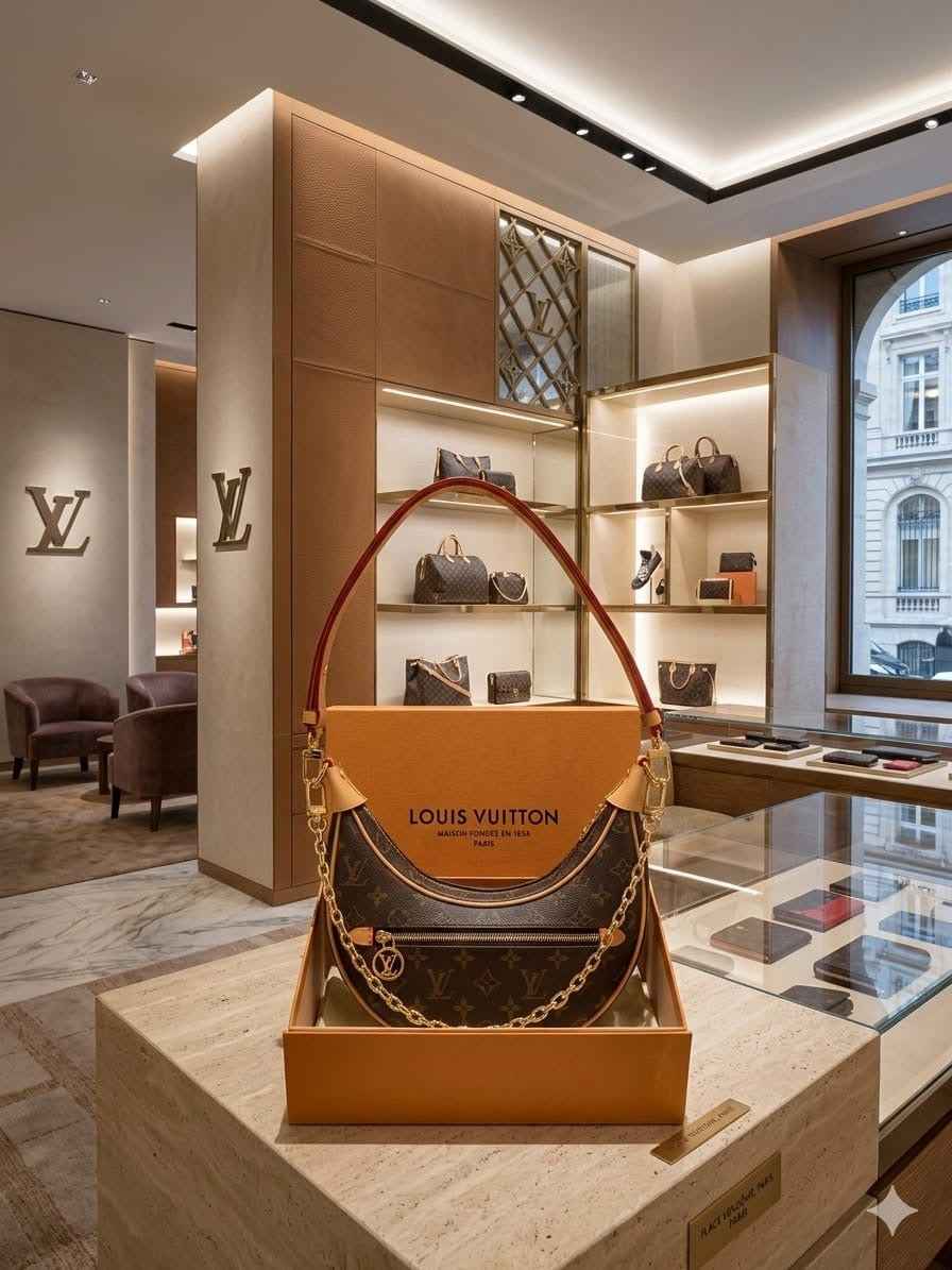 Louis Vuitton monogram loop handbag