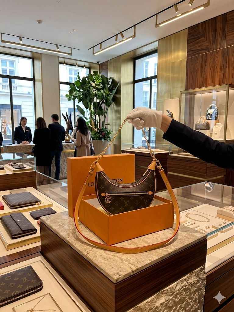 Louis Vuitton monogram loop handbag