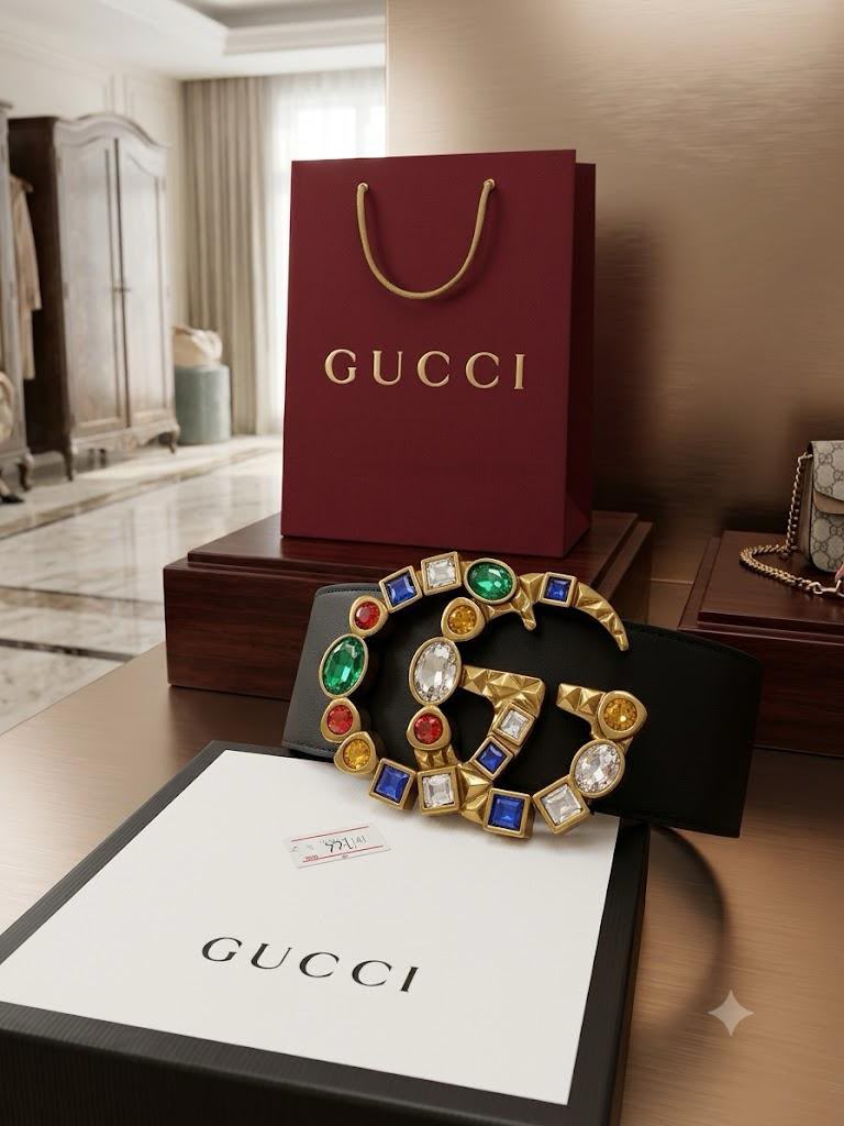 Luxury broad belt for women