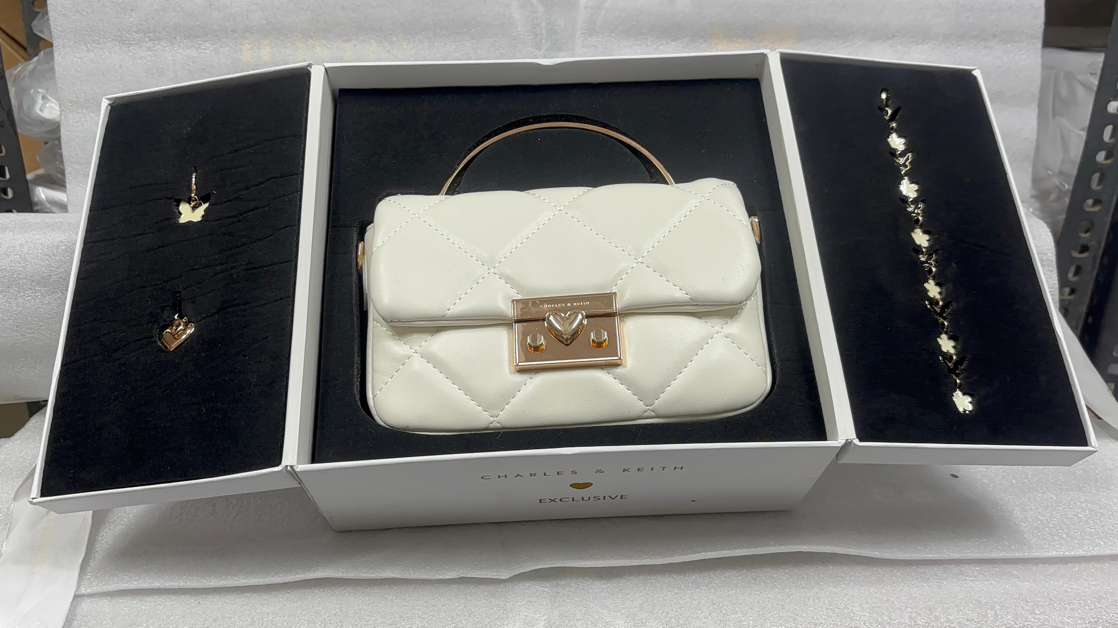 Luxury C and Keith ( CK ) bag for women with charms
