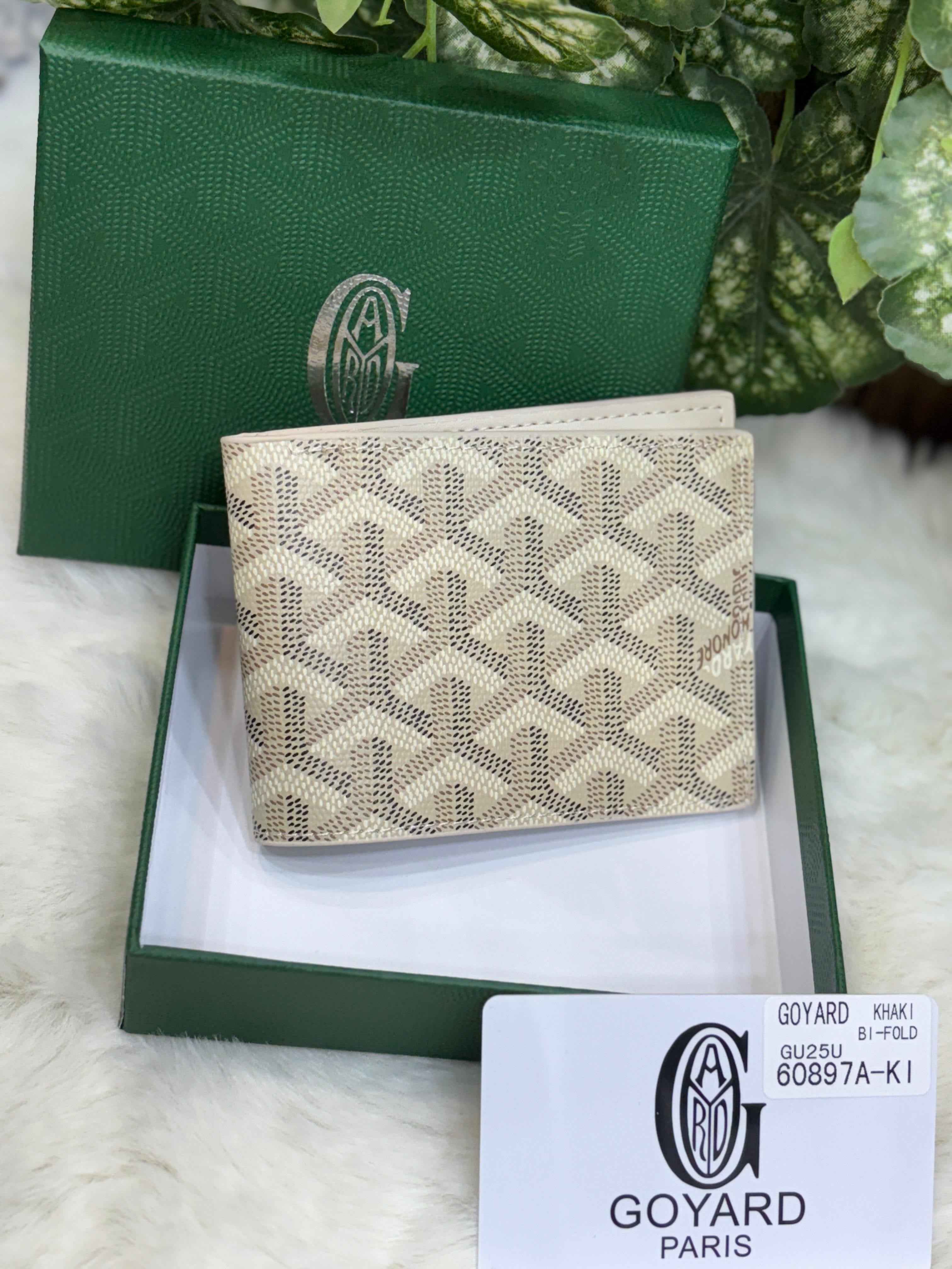 Luxury Goyard Bi-Fold Wallet for Men