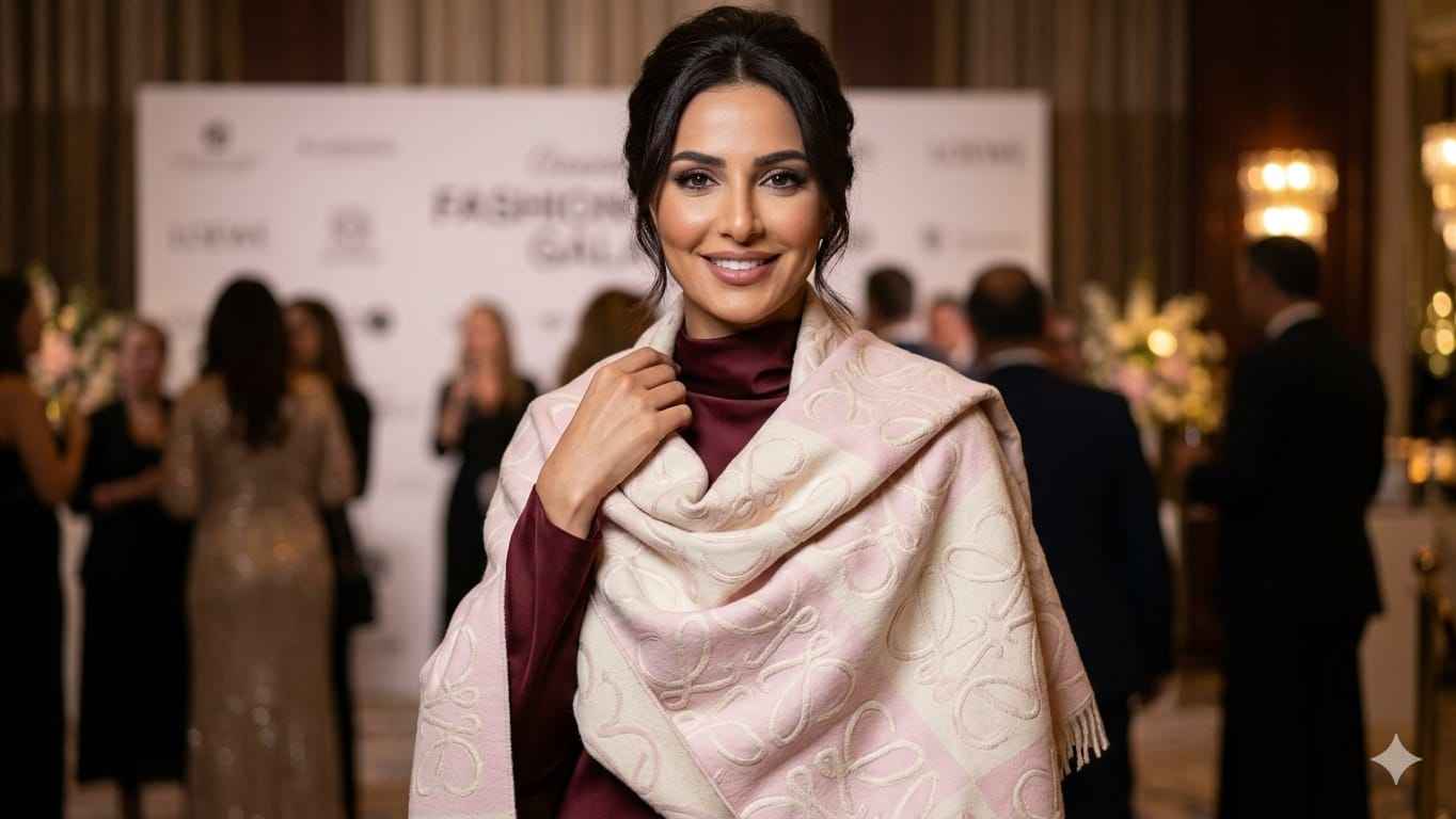 Luxury Loewe warm shawl