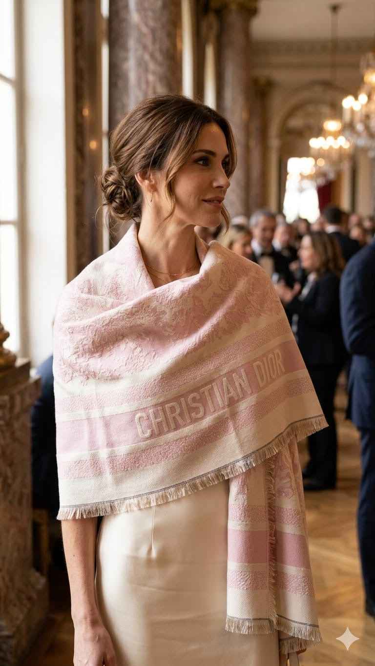 Luxury Christian Dior fully warm shawl