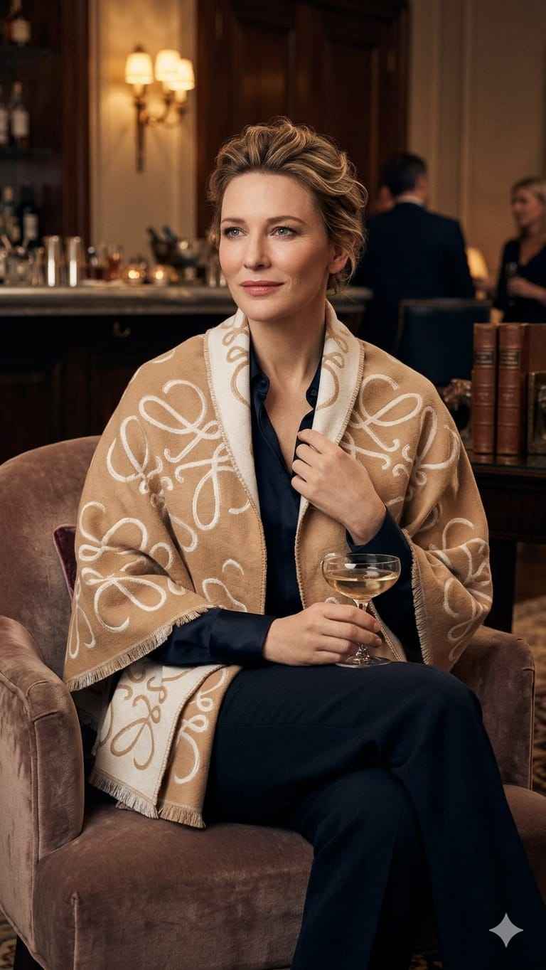 Luxury Loewe warm shawl