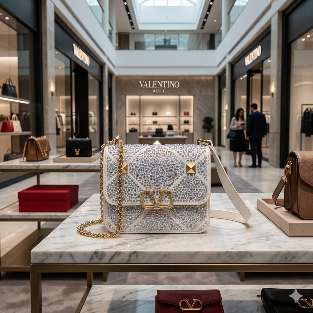 Luxury Valntin v logo bag