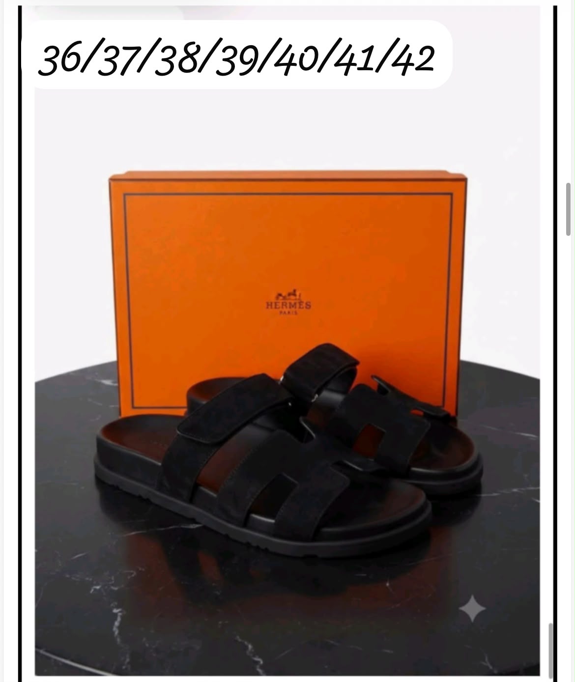 Luxury flat slippers