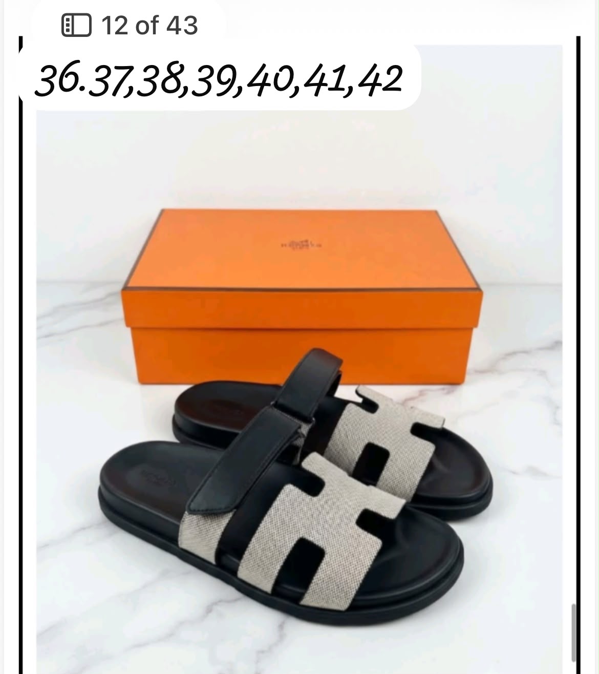 Luxury flat slippers