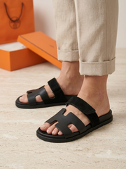 Luxury flat slippers