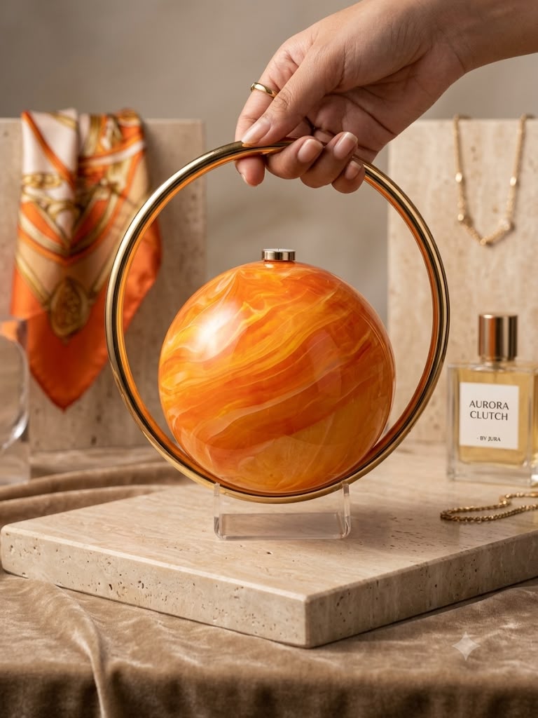 Luxury Sphere clutch