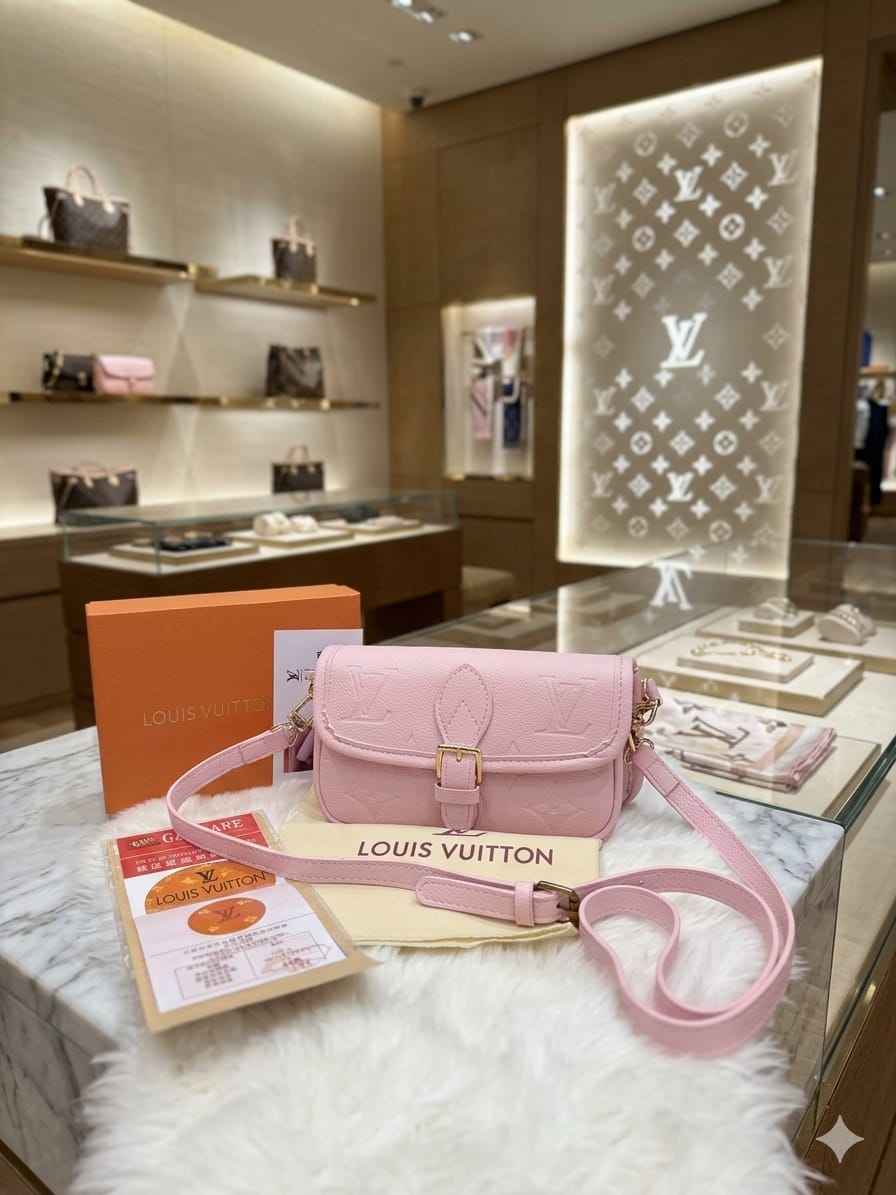 Luxury Louis Vuitton Monogram Diane Nano Bag