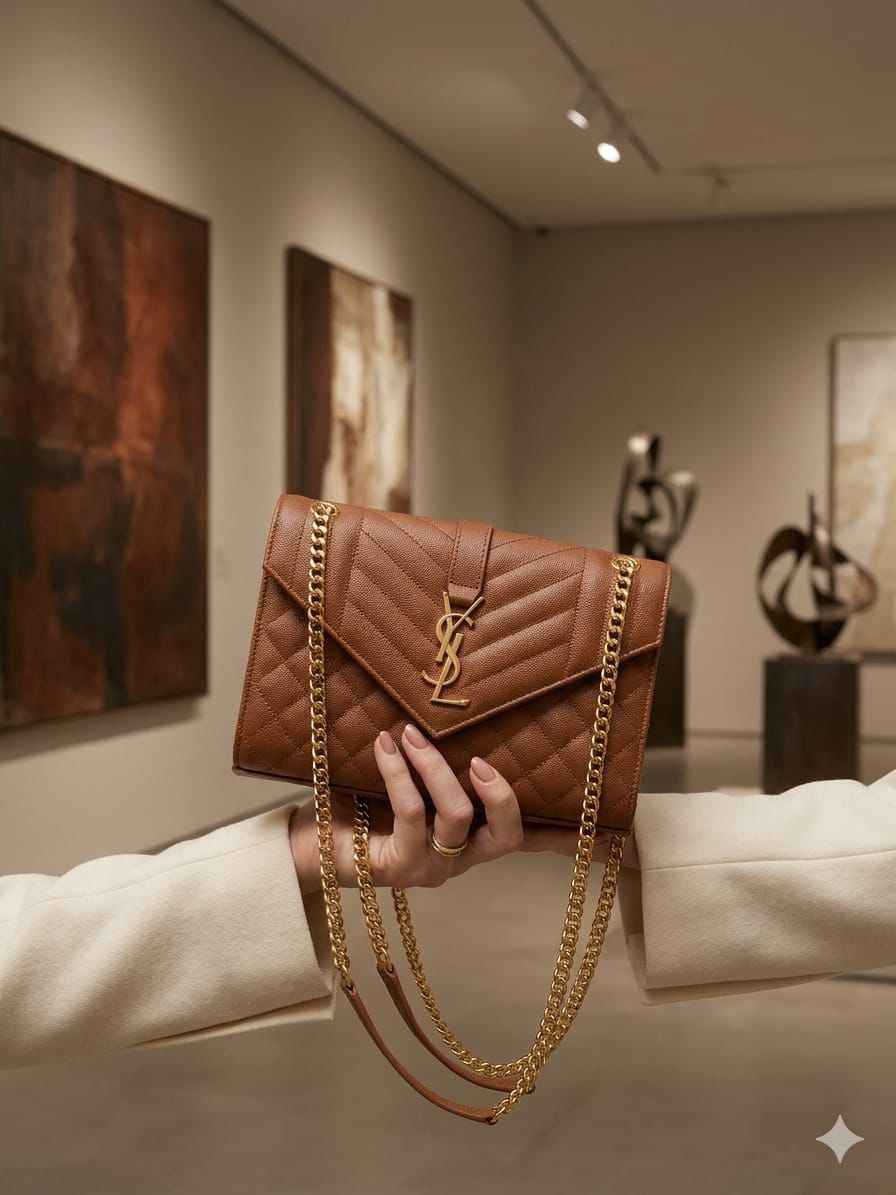 Luxury YSL Envelope Sling Bag for Women