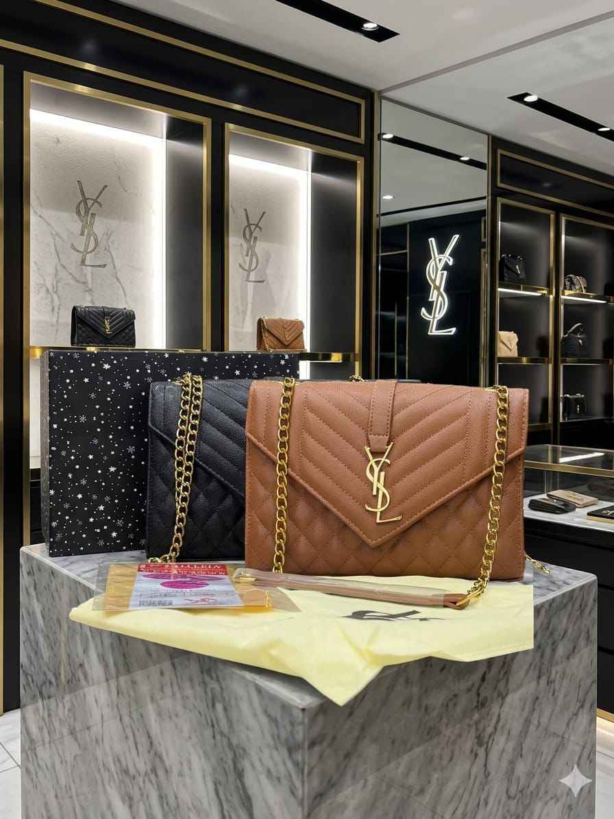 Luxury YSL Envelope Sling Bag for Women
