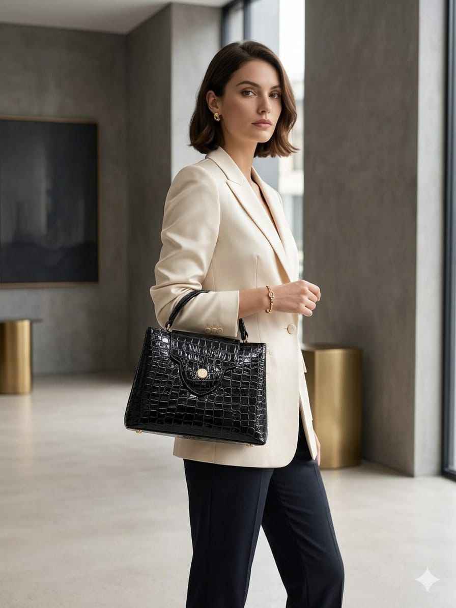 Luxury Louis Vuitton Croco Capucines Bag for Women
