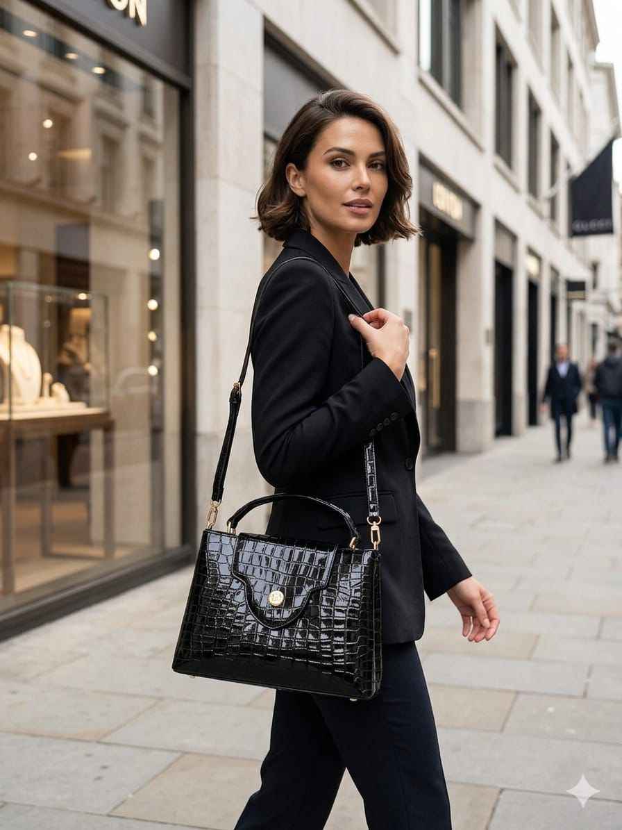 Luxury Louis Vuitton Croco Capucines Bag for Women