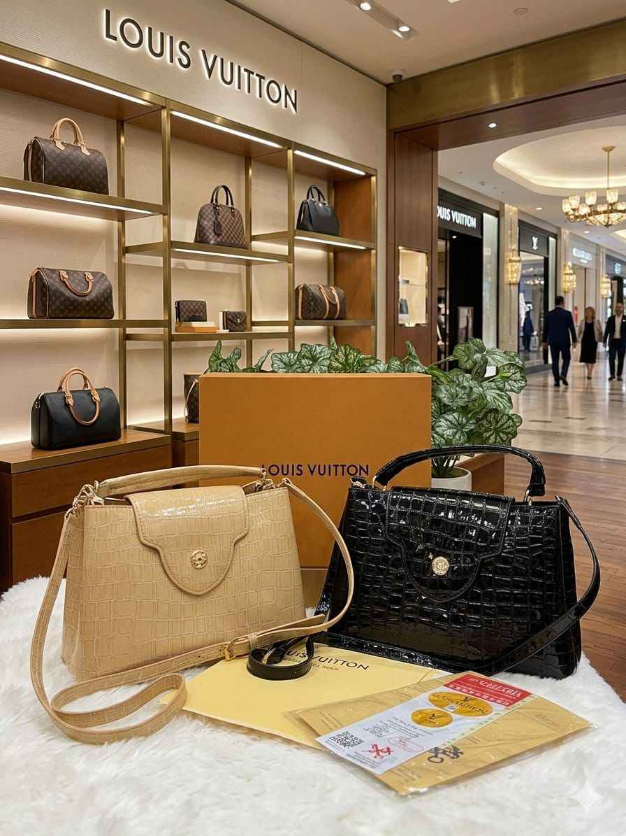 Luxury Louis Vuitton Croco Capucines Bag for Women