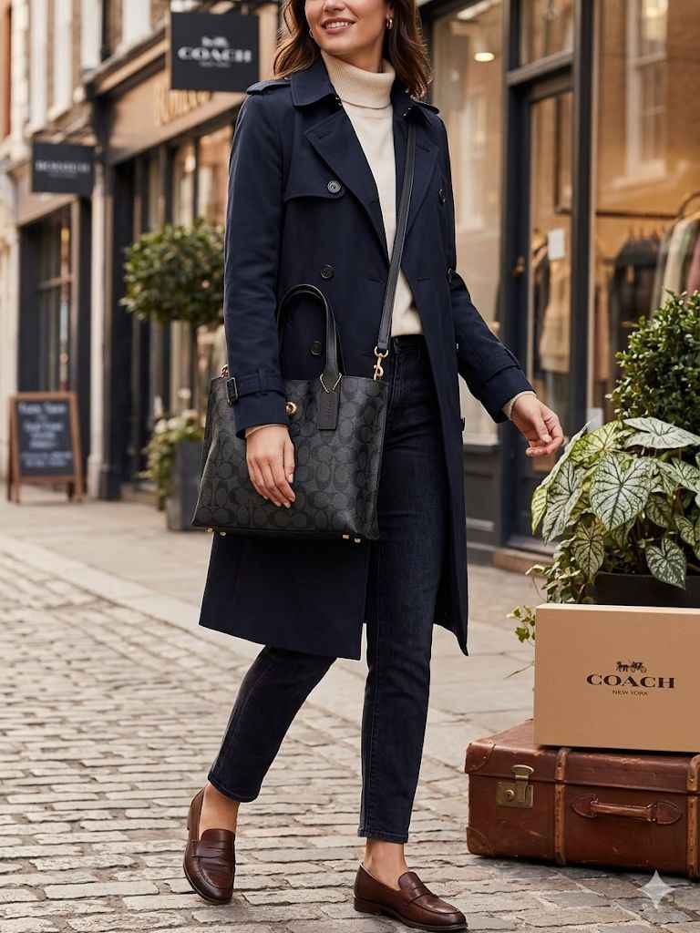 Luxury Coach Willow Tote Bag for Women