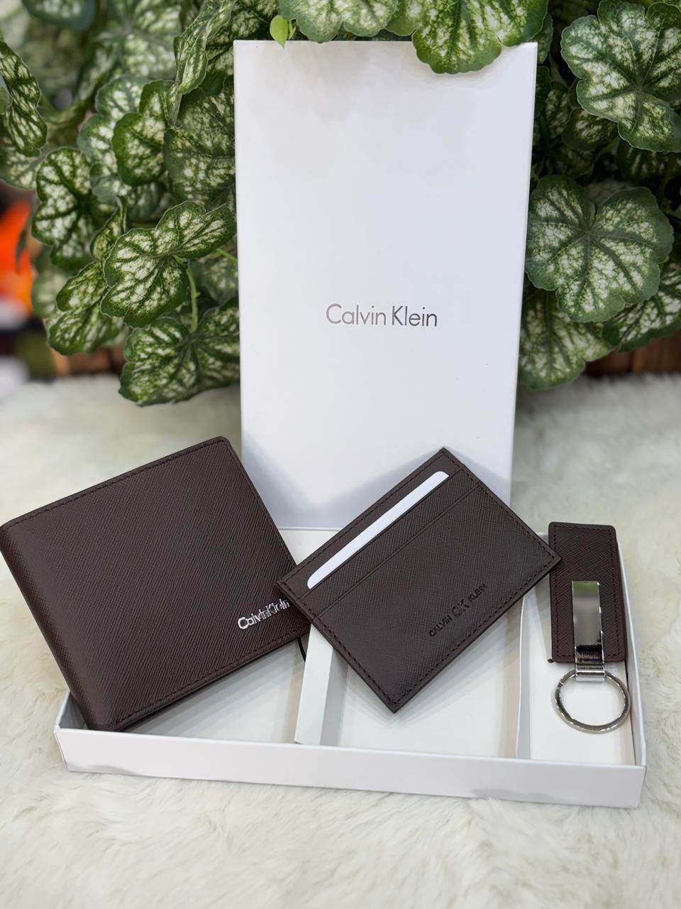 Luxury Ck Wallet Gift Set for Men