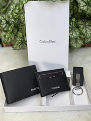 Luxury Ck Wallet Gift Set for Men