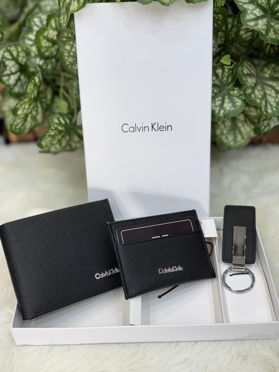 Luxury Ck Wallet Gift Set for Men