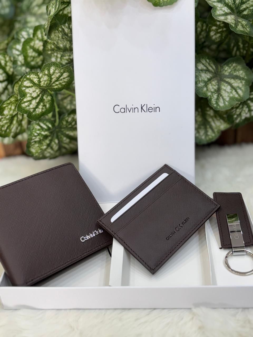 Luxury Ck Wallet Gift Set for Men