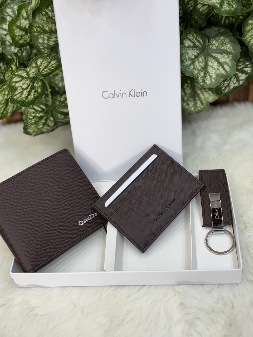 Luxury Ck Wallet Gift Set for Men