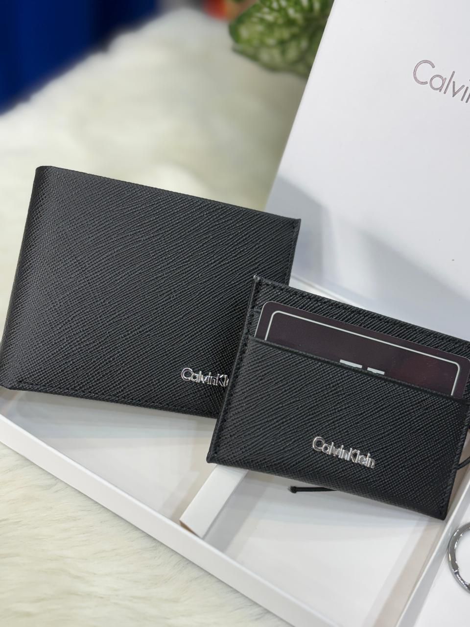 Luxury Ck Wallet Gift Set for Men