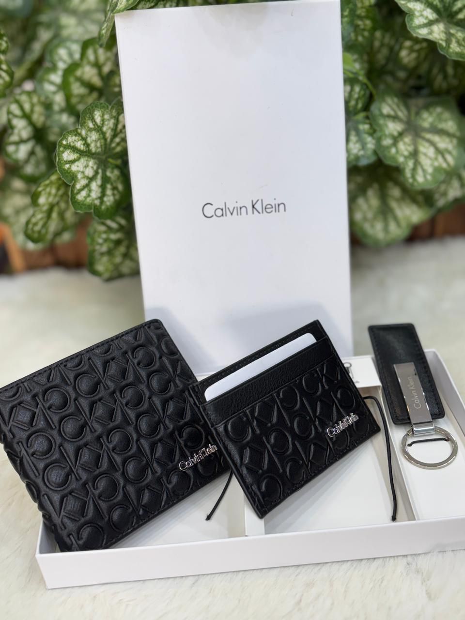 Luxury Ck Wallet Gift Set for Men