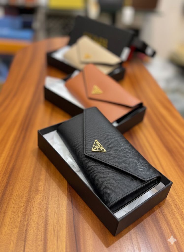 Luxury Prd Three Fold Women’s Wallet(set of 2 wallets )