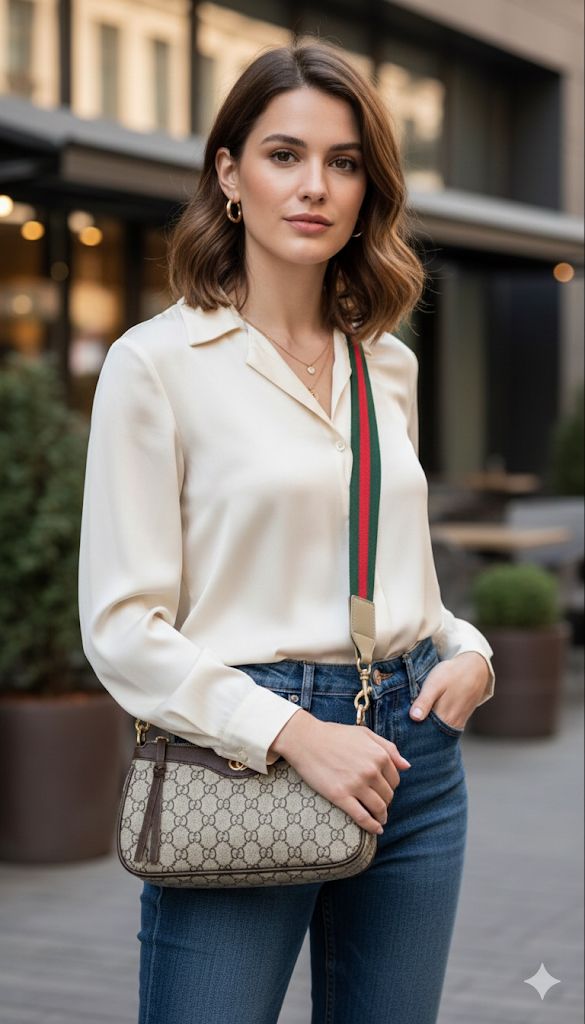 Guc Baguette Sling Bag – Luxury Designer Shoulder Bag