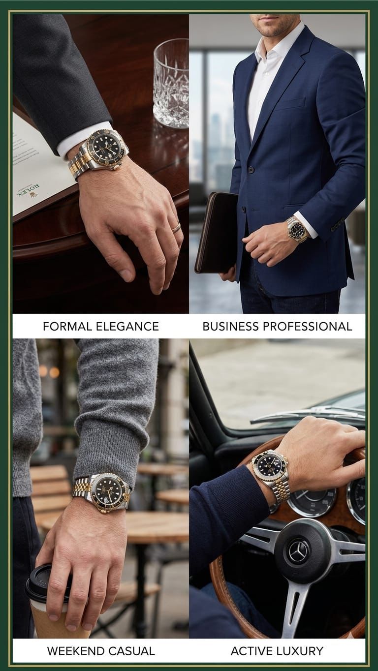 Rlx Automatic Watch for Men – Luxury Self-Winding Wrist Watch