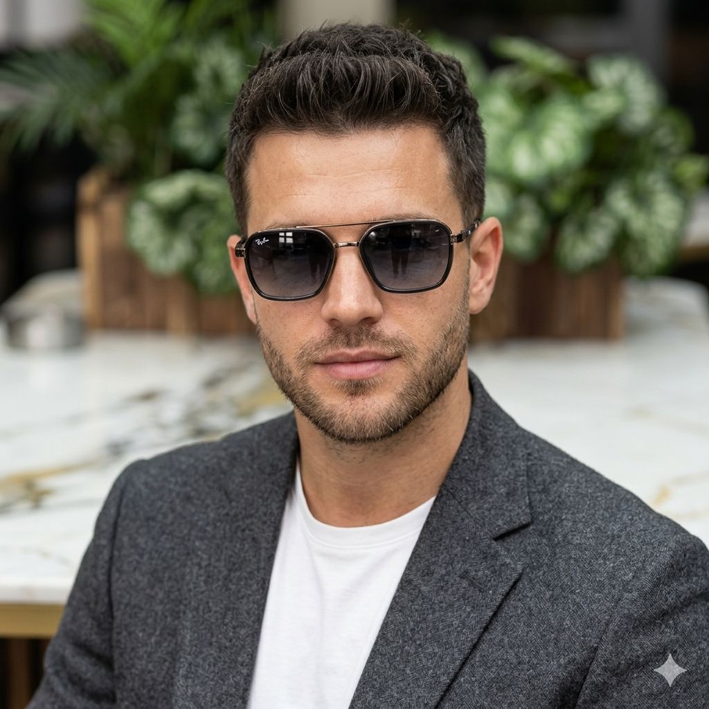 Ra  B Unisex Sunglasses – Classic Designer Shades with Box