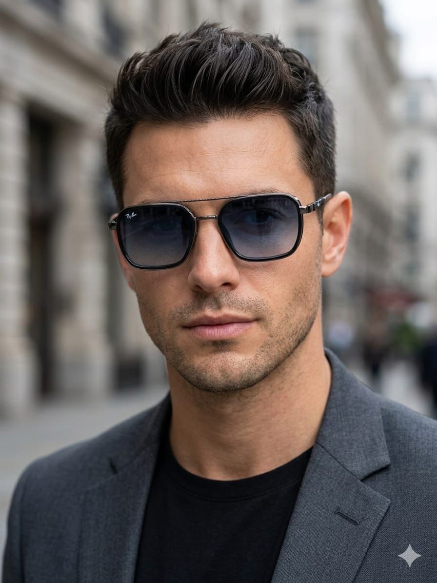 Ra  B Unisex Sunglasses – Classic Designer Shades with Box