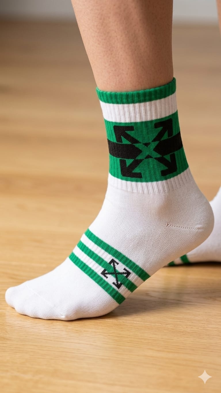Off Ankle Socks – Premium Cotton Socks Set (Pack of 10 Pairs)