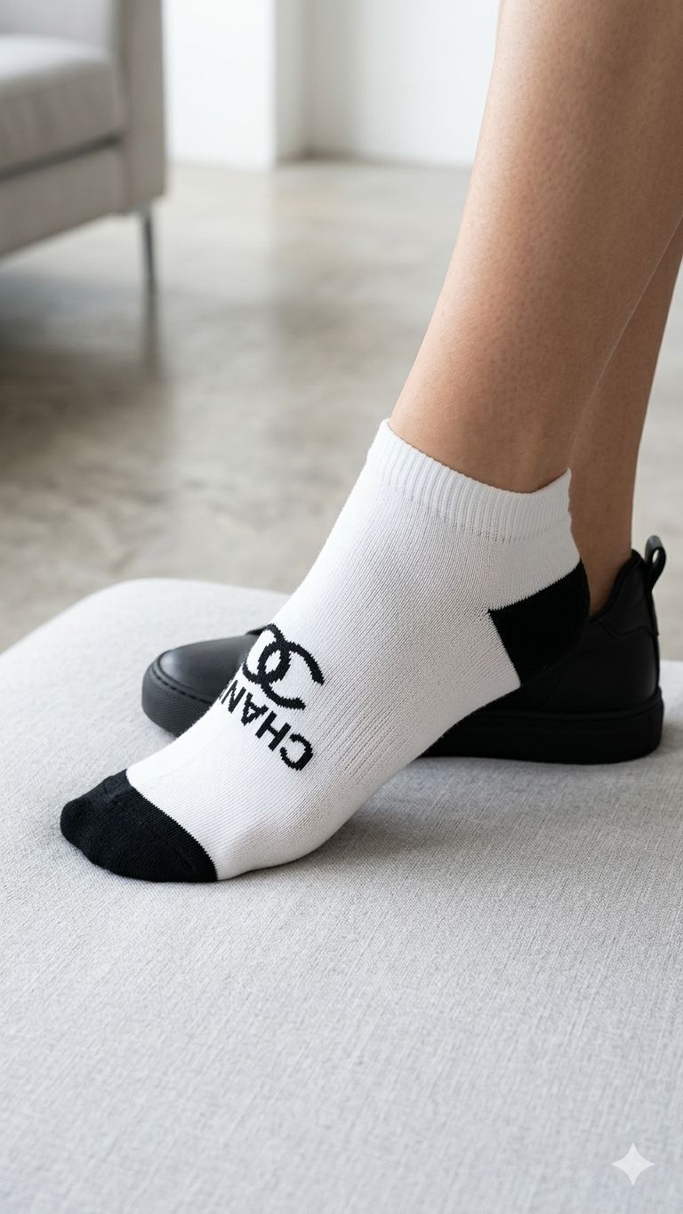 Ch Ankle Socks – Premium Cotton Socks Set (Pack of 10 Pairs)