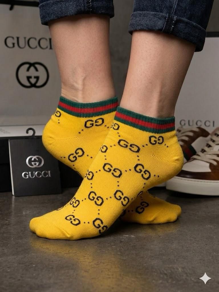 Guc Ankle Socks – Premium Mix Design Socks Set (Pack of 10 Pairs)