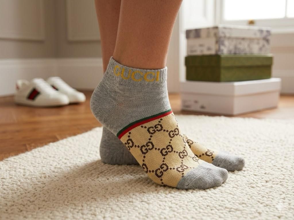 Guc Ankle Socks – Premium Mix Design Socks Set (Pack of 10 Pairs)