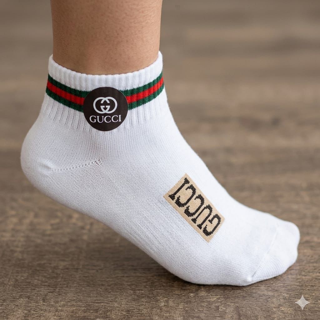Guc Ankle Socks – Premium Mix Design Socks Set (Pack of 10 Pairs)