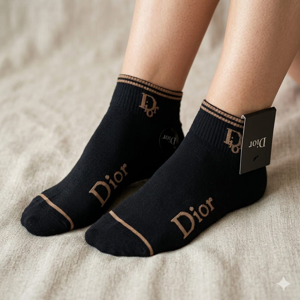 Dio Ankle Socks – Premium Mix Design Socks Set (Pack of 10 Pairs)