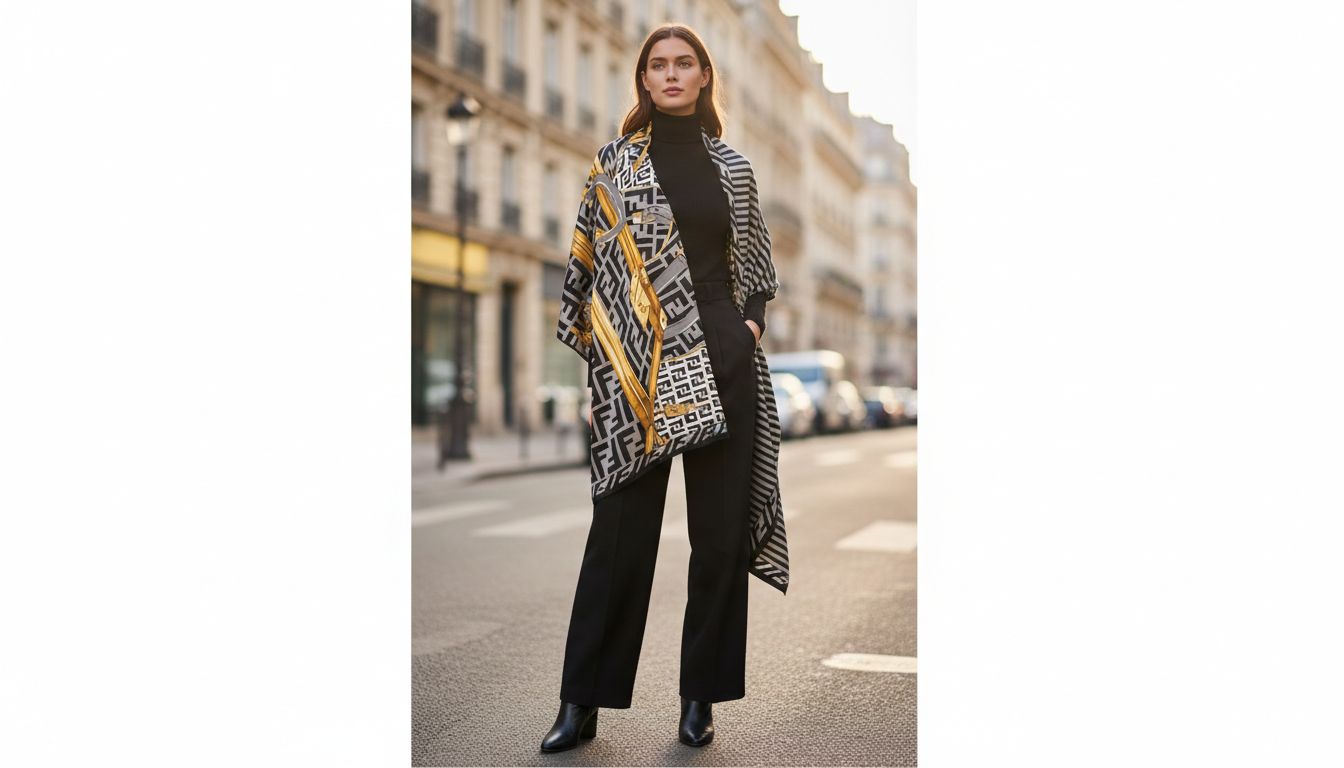 Fen Silk Stoles – Shiny Rectangular Summer Scarves