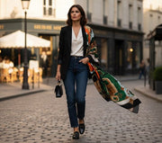 Luxury  Silk Stoles – Shiny Rectangular Summer stole